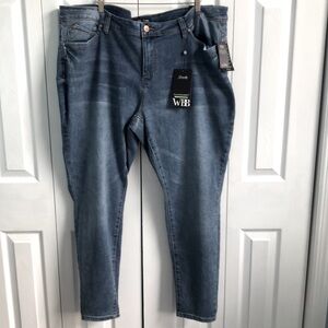 Royalty For Me WBB Mid Rise Skinny Denim Jeans Size 24W NWT